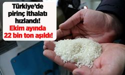 Türkiye’de pirinç ithalatı hızlandı: Ekim ayında 22 bin ton aşıldı