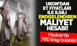 UKON'dan et fiyatları ile ilgili endişelendiren maliyet hesabı: Haziran'da 780 lirayı bulabilir!