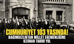 Cumhuriyet 103 yaşında! Bağımsızlıktan millet egemenliğine uzanan tarihi yol