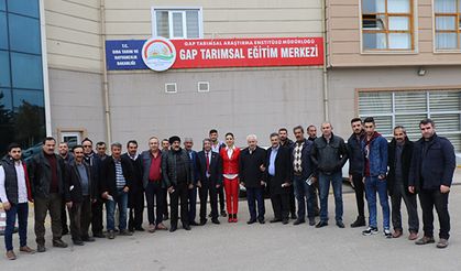 Çiftçiye sulama sistemleri hakkında bilgi verildi