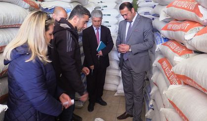 Elazığ’da gübre satış bayileri denetlendi