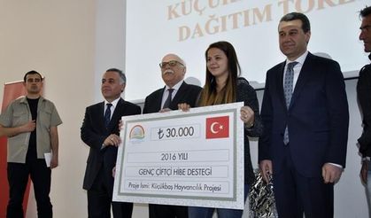 Bakan Avcı: Genç çiftçi hibe dağıtım törenine katıldı