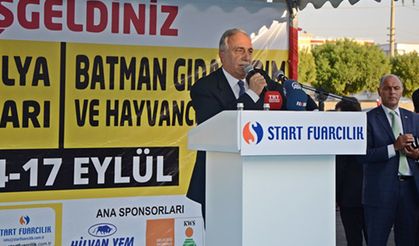 Bakan Fakıbaba Batman’da fuar açılışına katıldı
