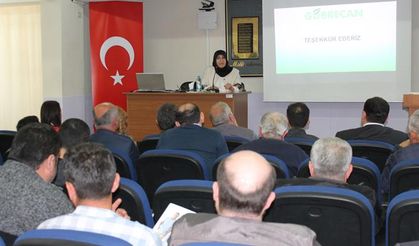 Tarım İl Müdürlüğünde solucan gübresi anlatıldı