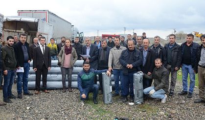 Batman’da çiftçiye sera naylonu desteği