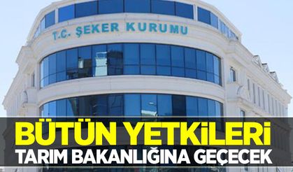 Şekerin kontrolü Tarım Bakanlığı’na geçecek!