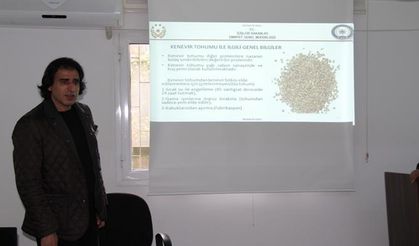 Hatay’da kenevir hakkında bilgi verildi