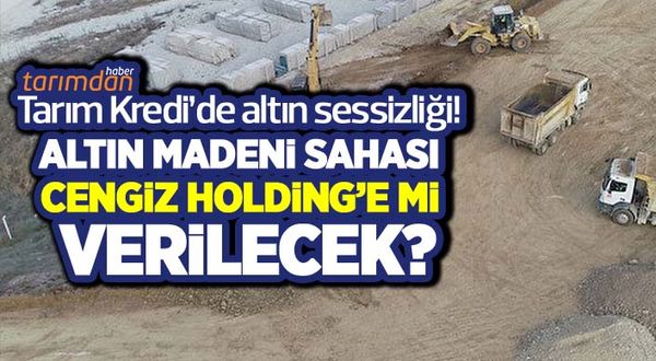 Tarım Kredi’de altın sessizliği! Altın madeni sahası Cengiz Holdinge mi devredilecek? 