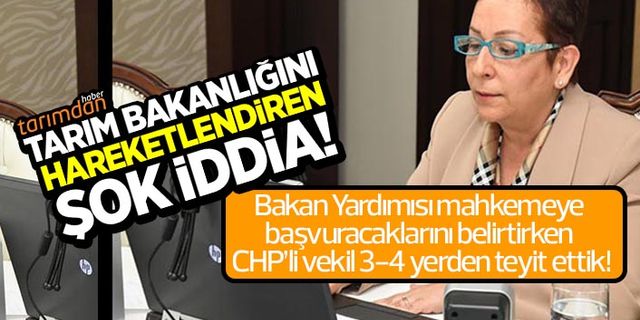 Tarım Bakan Yardımcı Işıkgece'nin eşiyle ilgili iddialar Bakanlığı hareketlendirdi!