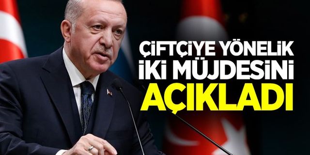 Cumhurbaşkanı Erdoğan’dan çiftçiye sulama ve kerdi müjdesi