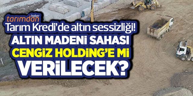 Tarım Kredi’de altın sessizliği! Altın madeni sahası Cengiz Holdinge mi devredilecek? 