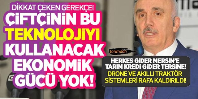 Tarım Kredi’de drone ve akıllı traktör sistemleri Hüseyin Aydın tarafından rafa kaldırıldı! Gerekçesi dikkat çekti!