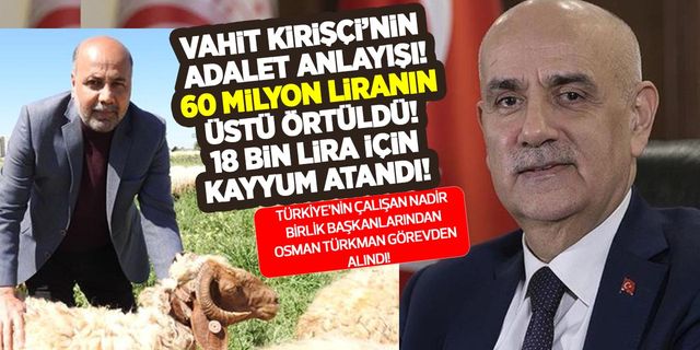 Gaziantep Koyun Keçi Yetiştiricileri Birliğine kayyum atandı Birlik Başkanı görevden alındı!