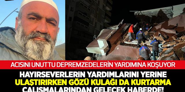 Eşref Şekerli metaneti ile herkesin takdirini topladı! Acısını unuttu depremzedelerin yardımına koşuyor!