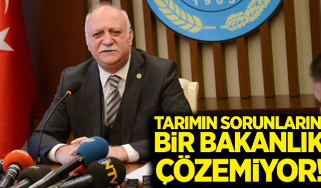TZOB: Tarımın sorunlarını bir bakanlık çözemez