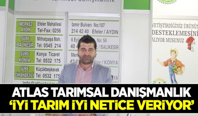 İyi tarım iyi netice veriyor!
