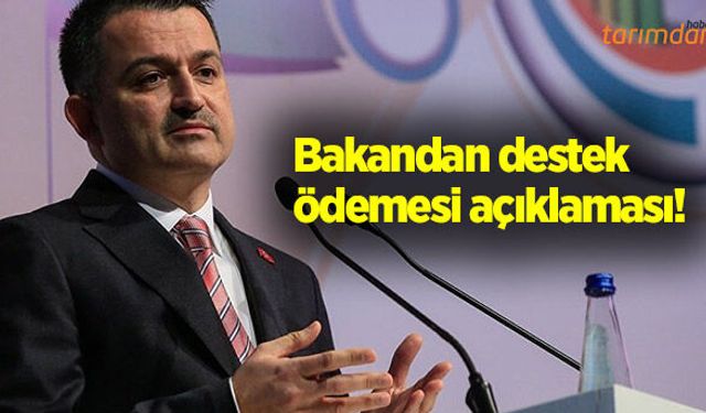Çiftçiye destek ödemesi yapılacak!