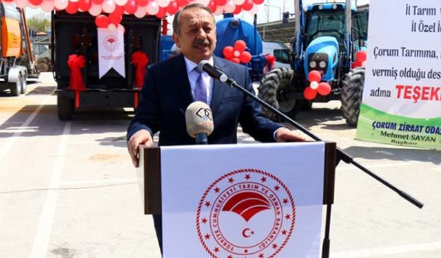 Çorum'da çiftçi için 19 proje!