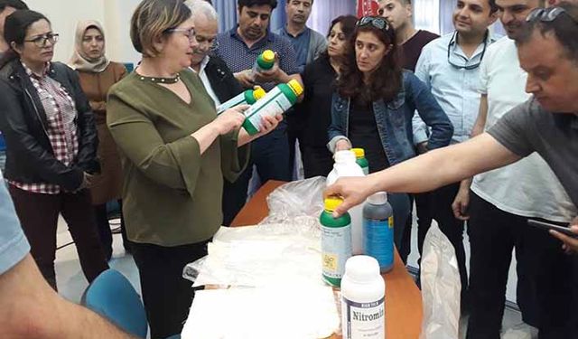 Aydında gübre denetçisi eğitimi