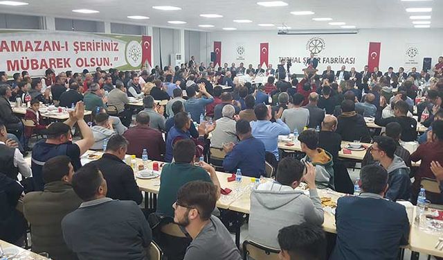 Turhal Şeker Fabrikasında teşvik ikramiyesi sevinci