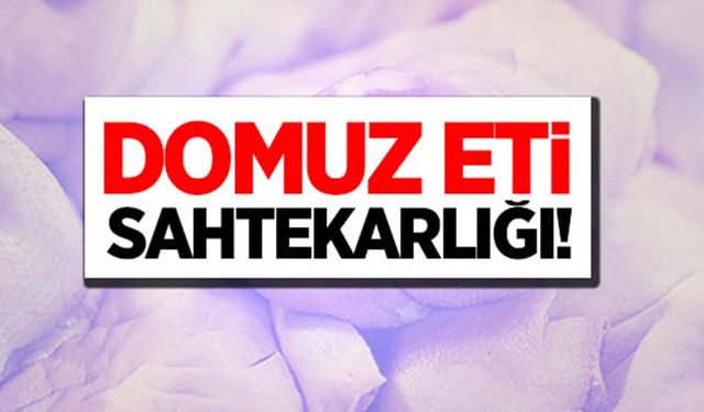 Bakanlık ürünlerinde domuz eti kullanan firmaları açıkladı!