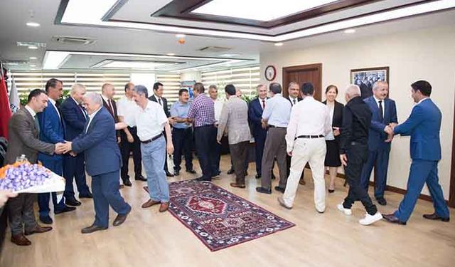 ESK'da Genel Müdür personelle bayramlaştı