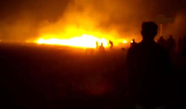 TİGEM’de çıkan yangında hem dua etti hem kayıda aldı hem de yardım etti