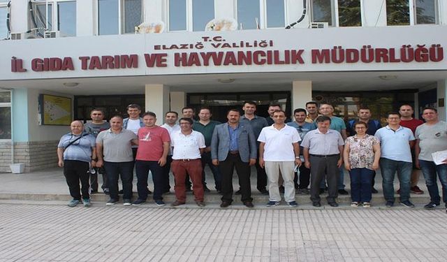 Elazığ’da arıcılara sertifikaları verildi