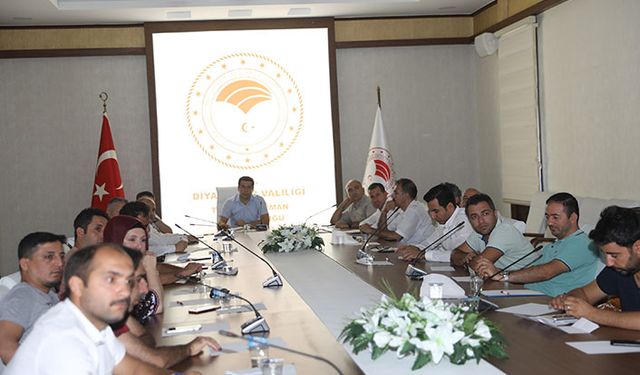 Diyarbakır’da şap aşılama kampanyası toplantısı yapıldı