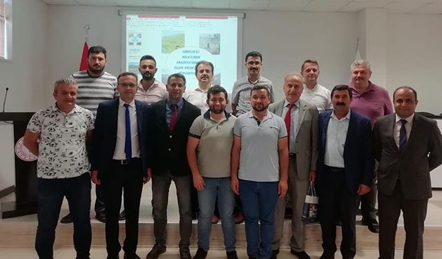 Giresun’da manda ıslah projesi toplantısı yapıldı