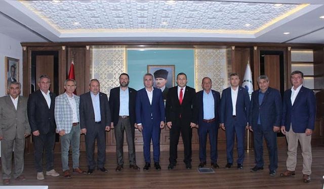 Ziraat oda başkanları Çanakkale Valisini ziyaret etti