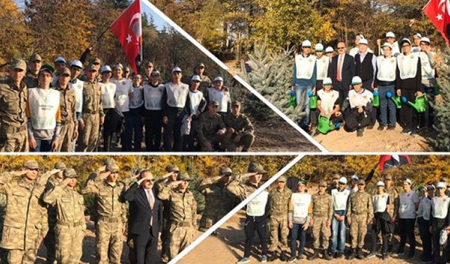 Anıtkabir’de 81 adet fidan dikildi