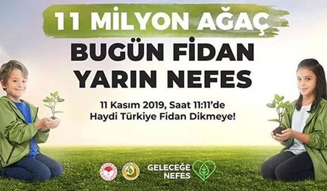 Sizde katılın adınıza 5 fidan dikilsin