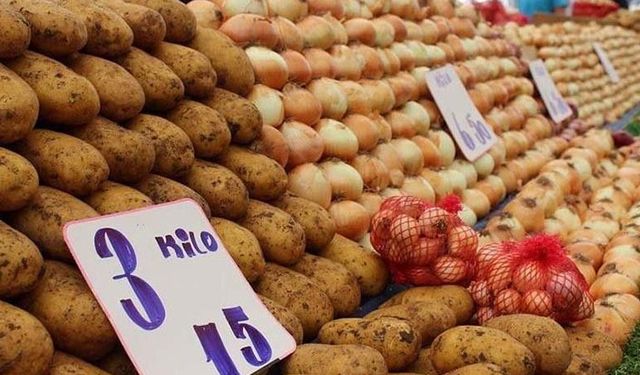 Patates ve soğan semt pazarlarında 5 liraya çıktı!