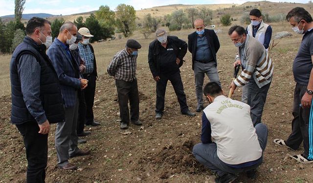 Bolu'da yüzde 75 destekle toprak analizi