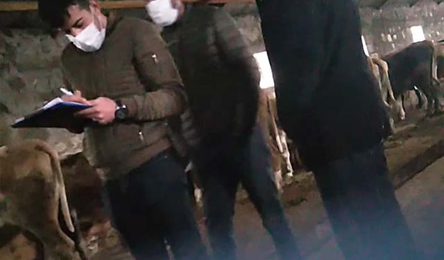 Kars’ta çiftçinin ahırındaki hayvanlar yediemine alındı!