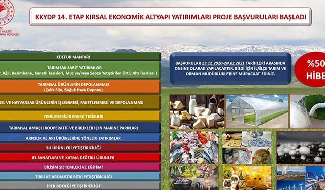 Kırsal kalkınma desteklerinde hangi yatırımlar desteklenecek?