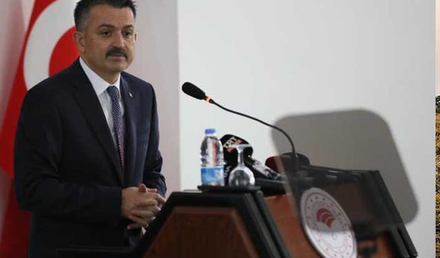 Bakan Pakdemirli'den kuraklık desteği açıklaması