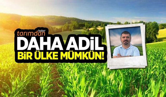 Daha adil bir ülke mümkün!