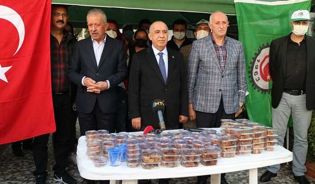 Şeker-İş Sendikasından Dünya Gıda Günü'nde vatandaşlara pancar tatlısı!