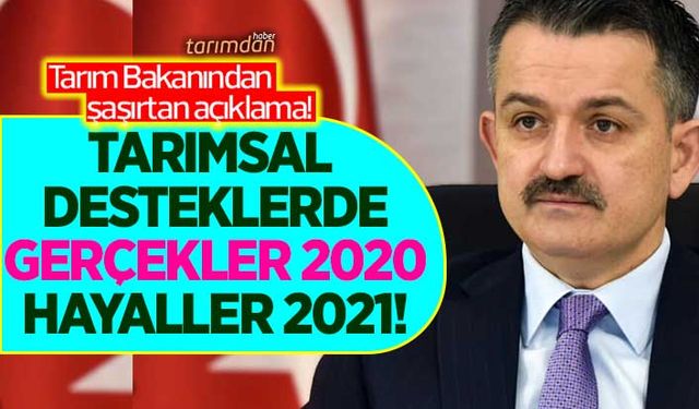 Çiftçiye hangi yıla ait tarımsal destekler ödeniyor? Bakandan şaşırtan açıklama!