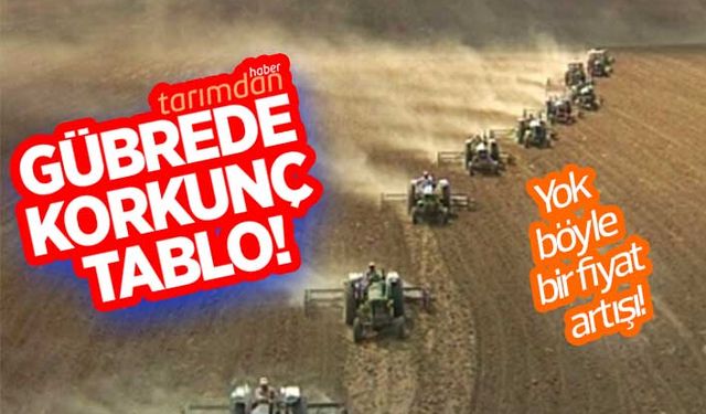 Gübrede yıllık enflasyon ne kadar oldu? Üre ve amonyum sülfat aldı başını gitti!