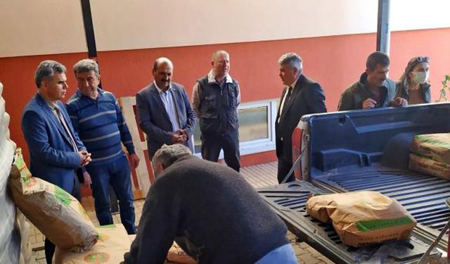 Üreticilere makarnalık buğday tohumu dağıtıldı