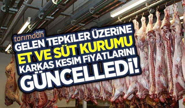 Et ve Süt Kurumu büyükbaş hayvan alım fiyatlarını güncelledi! 