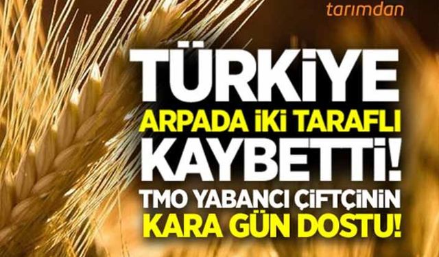 Arpada Türkiye iki taraflı kaybetti!