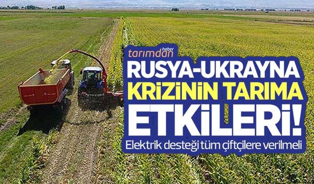 Rusya-Ukrayna krizinin tarıma etkileri!