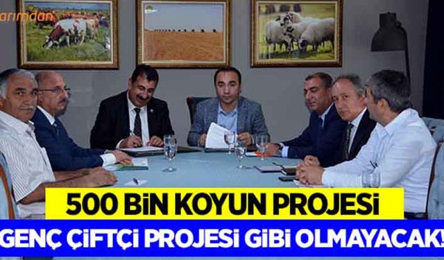 500 bin koyunda önemli protokol!