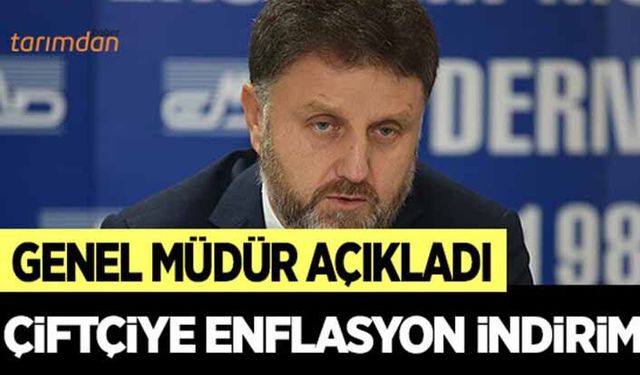 Çiftçiye enflasyon indirim!
