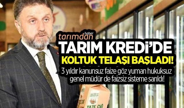 Tarım Kredi'de koltuk telaşı başladı! 3 yıldır kanunsuz faizi görmeyen genel müdürden faizsiz sistem çıkışı!