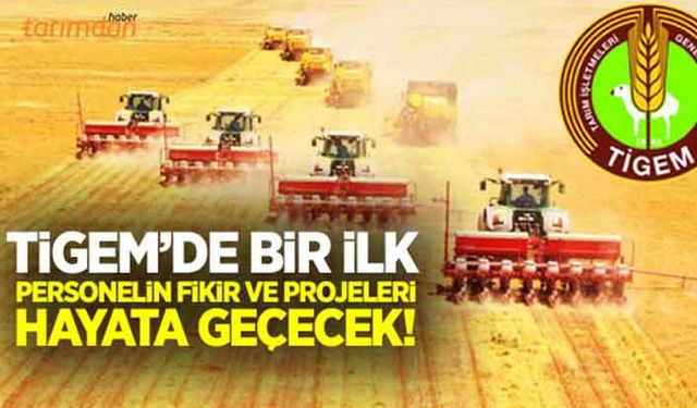 TİGEM tarihinde bir ilk